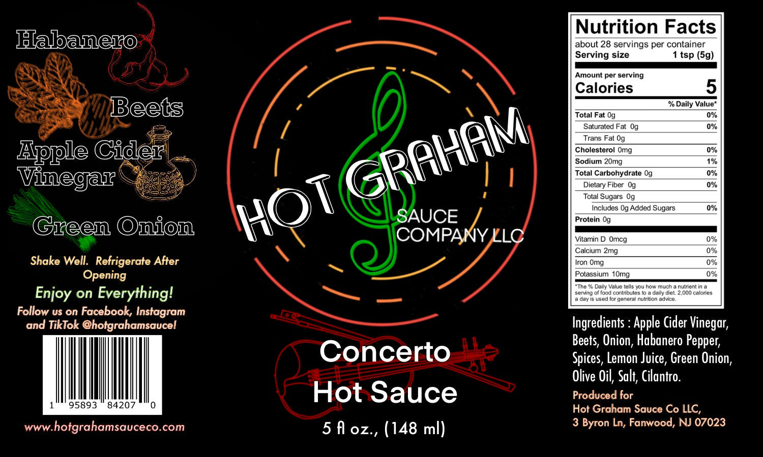 Hot Graham Sauce Quartet