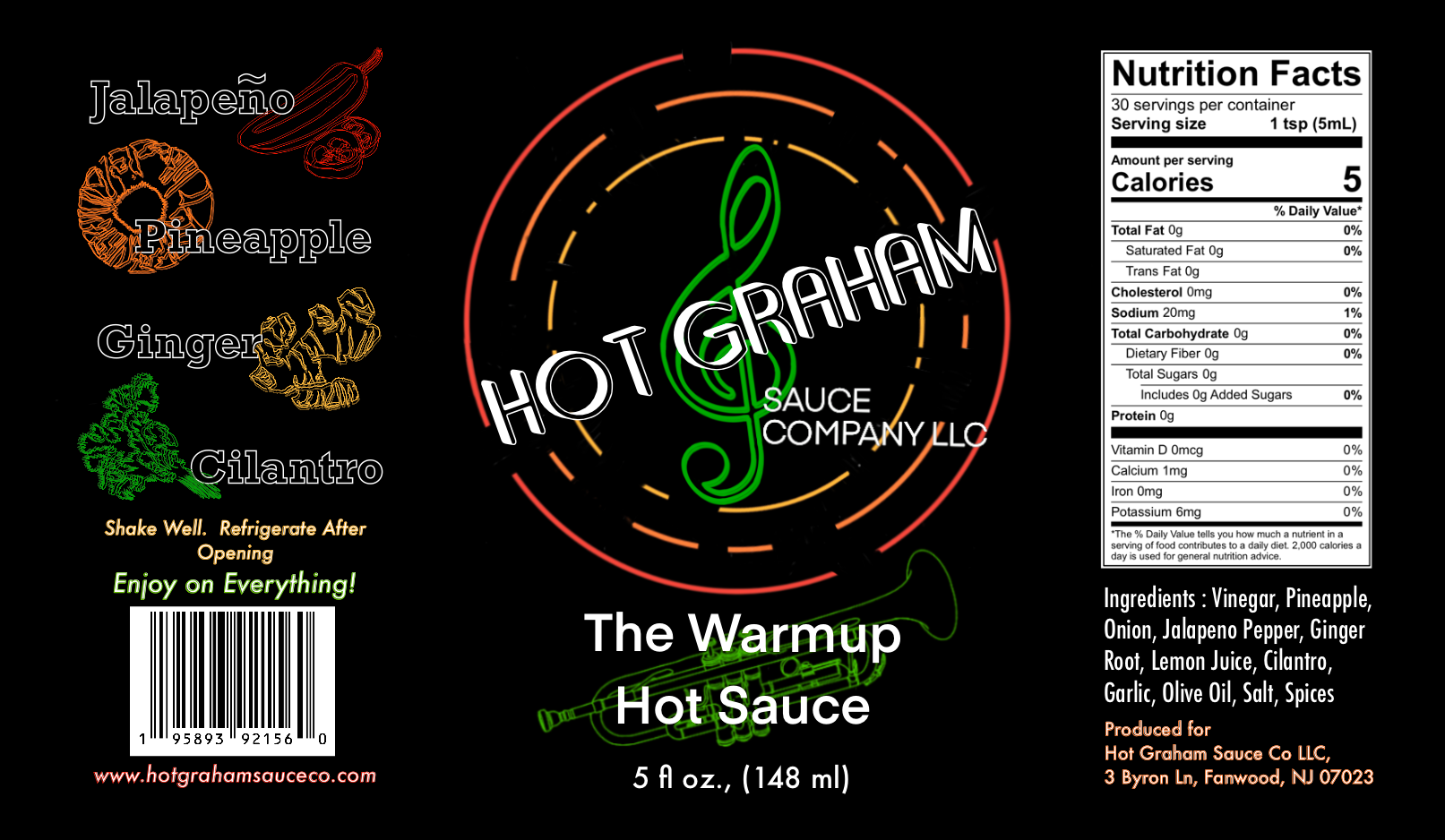 The Warmup Hot Sauce - 5 oz.